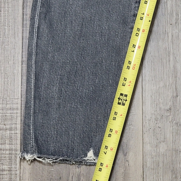 Mother High Waisted Looker Ankle Nick Fray Jeans - Picture 7 of 16